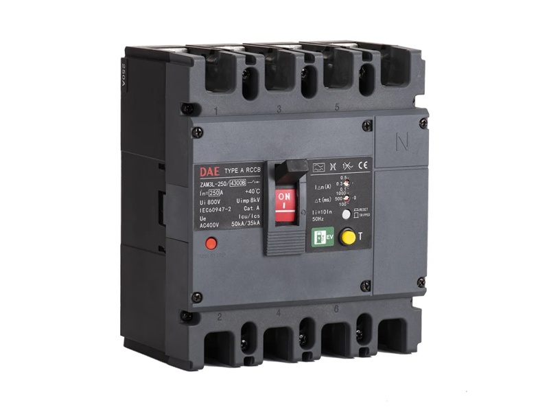 Type-A RCCB for EV Charging Stations: 50kA Breaking Capacity with Dual Inlet Flexibility