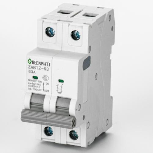 2P 500V 16A DC Miniature Circuit Breaker
